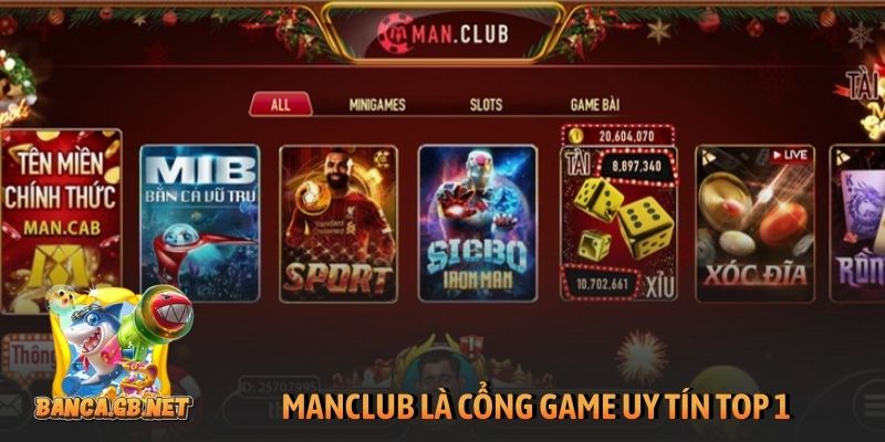 ManClub là cổng game đổi thưởng uy tín TOP 1