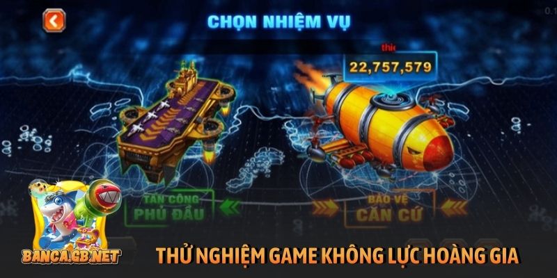 Thử nghiệm game Không Lực Hoàng Gia tại Five88